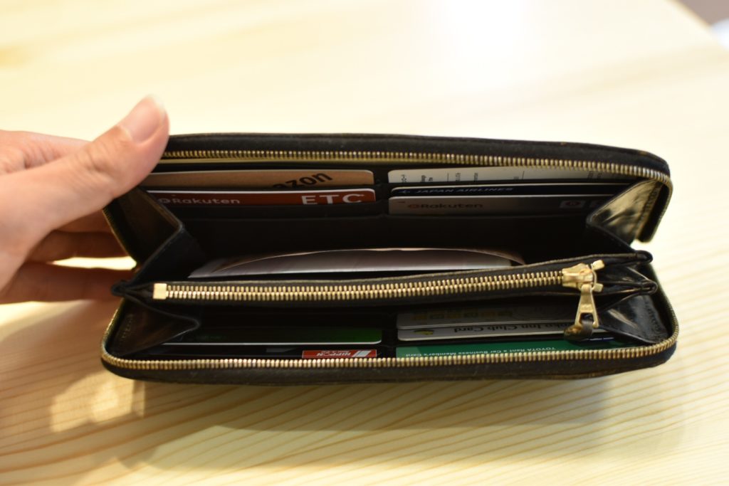 グレンロイヤルラウンドジップ長財布 内側