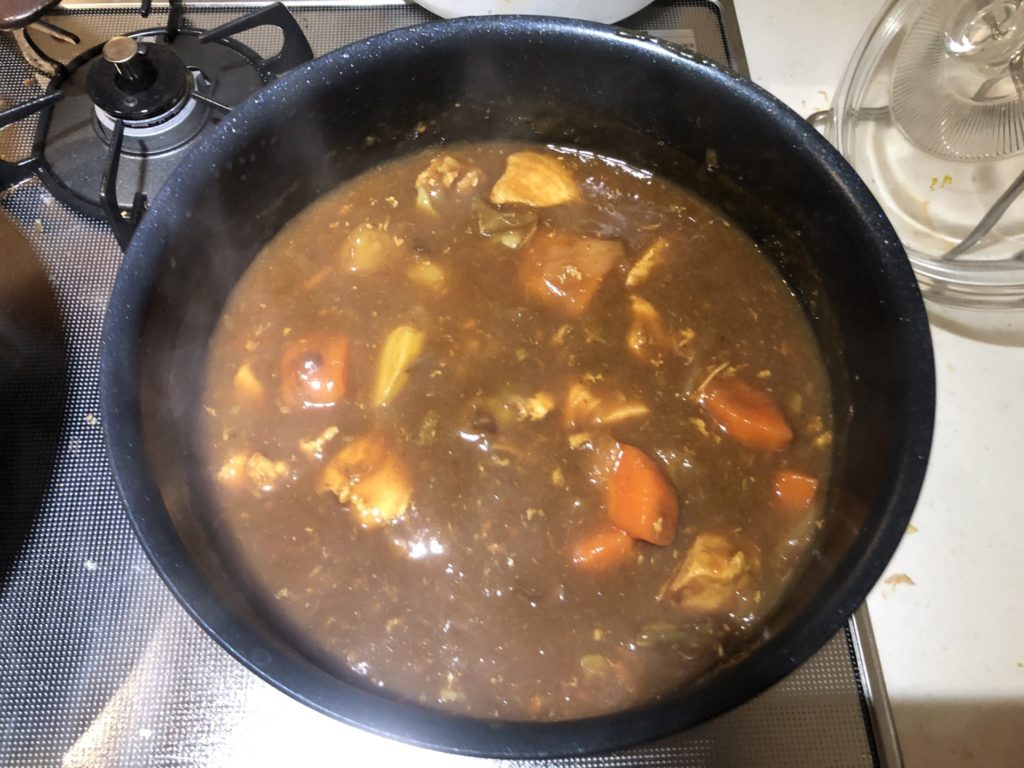 電気圧力鍋カレー 完成画像