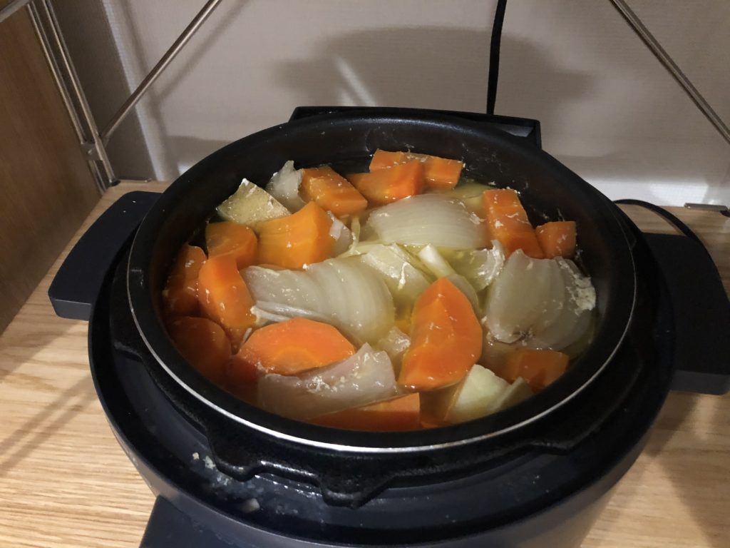 電気圧力鍋カレー 調理手順⑦