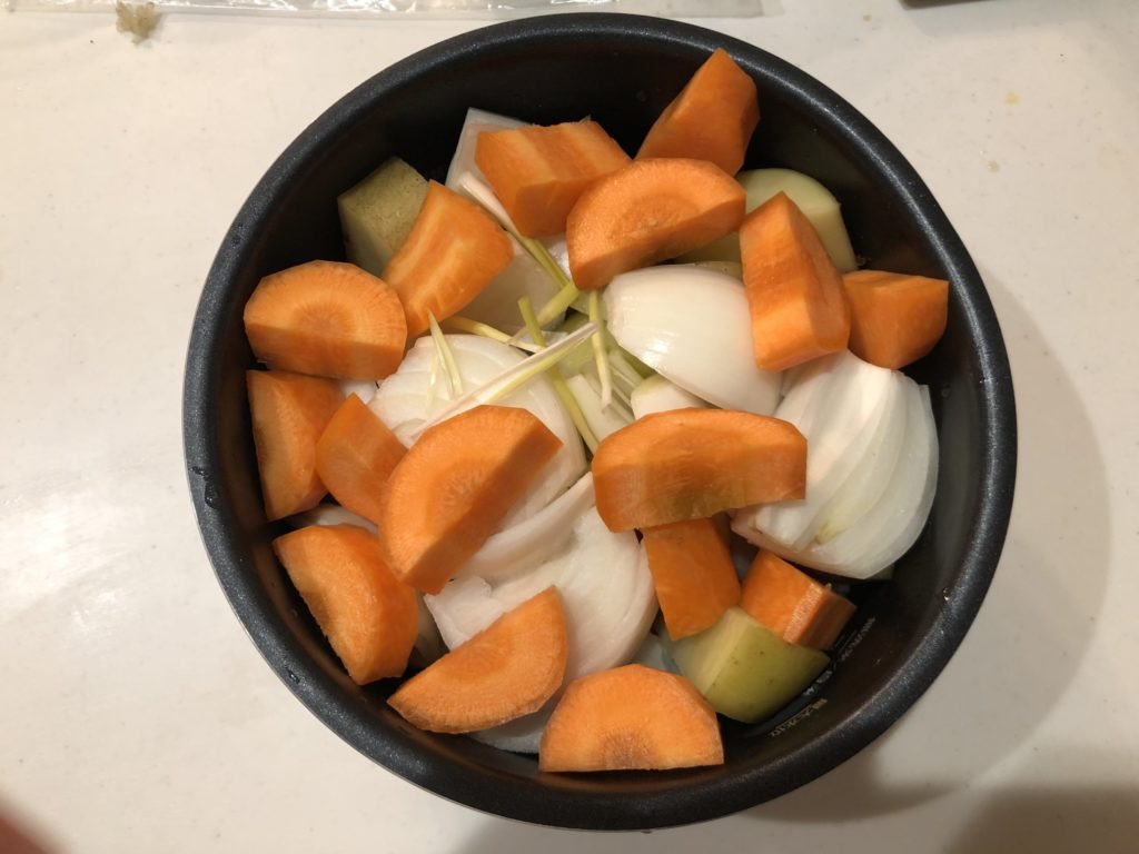 電気圧力鍋カレー 作り方手順②
