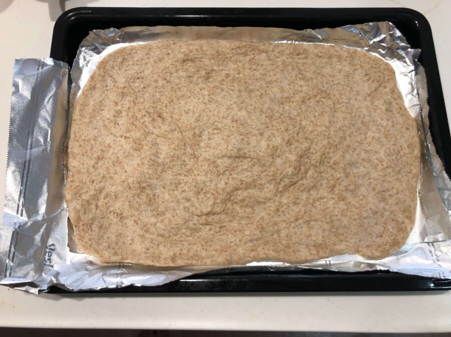 ホームベーカリーで全粒粉ピザ:作り方